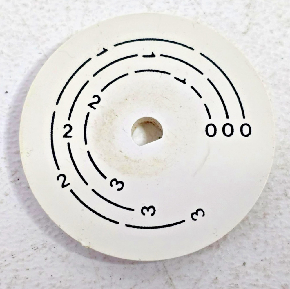 BIC 912 Via Series Turntable Replacement Calibration Indicator Disc